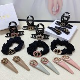 Dior Rubber Band New Pig Nose Logo Rubber Band Hairband