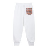 Burberry Classic Embroidered Logo Printed Casual Pants