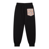 Burberry Classic Embroidered Logo Printed Casual Pants