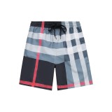 Burberry High Street Contrast Checkered Casual Shorts