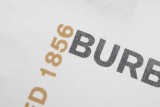 Burberry Fashion Letter Logo T-shirt Unisex Casual Round Neck Short Sleeves