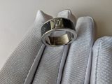 Louis Vuitton Hollow Steel Seal Darth Vader Leather Print Decorative Ring