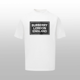 Burberry Classic Print Round Neck Short Sleeve Unisex Casual Cotton T-shirt