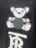 Burberry Bear Letter Logo Print T-shirt Unisex Casual Round Neck Short Sleeves