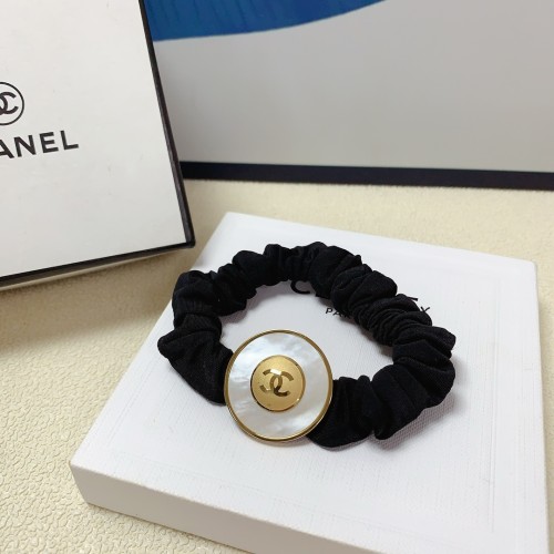 Chanel Titanium Steel Logo Rubber Band Fashion Hair Tie