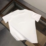 Burberry High Street Sticker Warhorse Short sleeved Couple Oversize Cotton T-shirt
