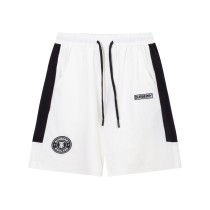 Burberry Striped Patchwork Embroidered Logo Shorts Unisex Drawstring Casual Sports Pants