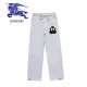 Burberry Fashion Cartoon Embroidered Straight Leg Casual Sports Pants