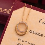 Cartier New double Ring Necklace Gift Pendants