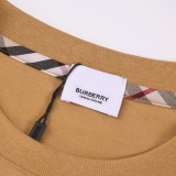 Burberry Embroidered Warhorse T-shirt Unisex Casual Cotton Short Sleeves