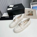 Chanel Cowhide Shoes Women Fashion Silk Sheepskin Lining Retro Mary Janes Shoes