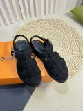 Louis Vuitton Classic Mono Comfort Sandals Unisex Casual Sheepskin Shoes