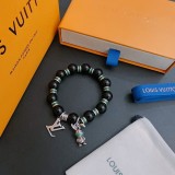 Louis Vuitton Fashion Vintage Black Agate Bracelet