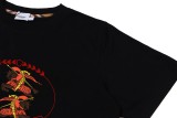 Burberry Fashion Warhorse Print T-shirt Unisex Casual Loose Short Sleeves