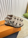 Louis Vuitton Classic Mono Comfort Sandals Unisex Casual Sheepskin Shoes