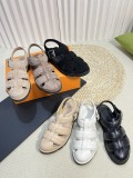 Louis Vuitton Classic Mono Comfort Sandals Unisex Casual Sheepskin Shoes