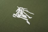 Burberry Warhorse Print Fake 2 Short Sleeve Couple Casual Loose T-shirt