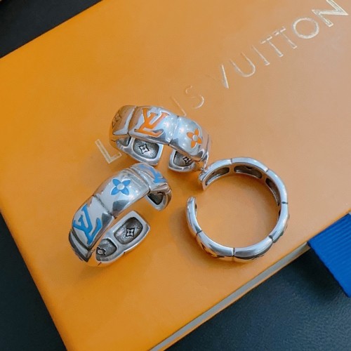 Louis Vuitton Fashion Retro Ring Unisex Vintage Rock Punk Ring