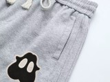 Burberry Fashion Cartoon Embroidered Straight Leg Casual Sports Pants