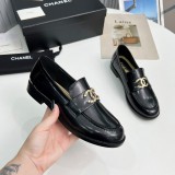 Chanel Cowhide Shoes Women Fashion Silk Sheepskin Lining Retro Mary Janes Shoes