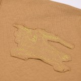 Burberry Embroidered Warhorse T-shirt Unisex Casual Cotton Short Sleeves