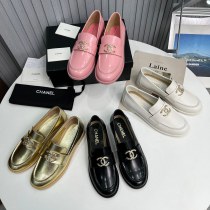 Chanel Cowhide Shoes Women Fashion Silk Sheepskin Lining Retro Mary Janes Shoes