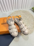 Louis Vuitton Classic Mono Comfort Sandals Unisex Casual Sheepskin Shoes