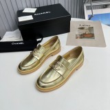 Chanel Cowhide Shoes Women Fashion Silk Sheepskin Lining Retro Mary Janes Shoes