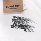 Burberry Classic Warhorse T-shirt Unisex Casual Cotton Short Sleeves