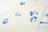 Burberry Fashion Rose Print Round Neck Short Sleeve Couple Casual Loose T-shirt