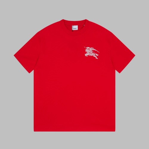 Burberry Warhorse Print Short Sleeve Couple Casual Loose T-shirt