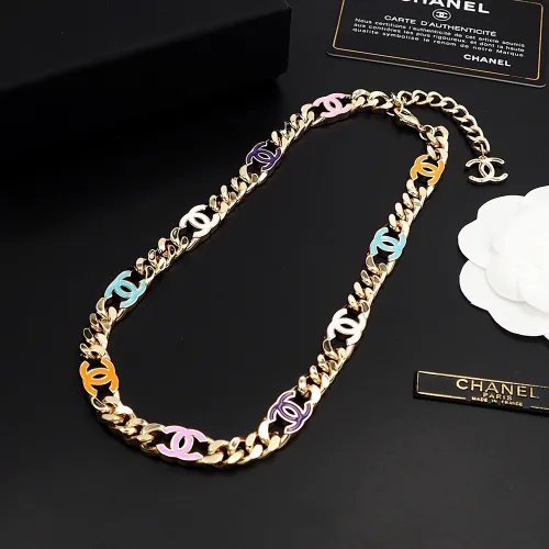 Chanel Fashion Summer Blast Color Enamel Chunky Necklace