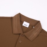 Burberry Classic Contrast Horse Embroidered Polo Shirt Multiple Colors