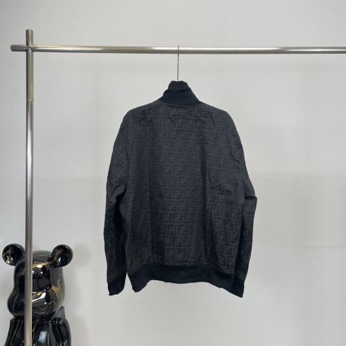 Fendi Classic AOP Jacquard Jacket Fashion Casual Coat