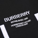 Burberry Chest Pocket Logo Letter Embroidered Short Sleeve Couple Versatile Casual T-shirt