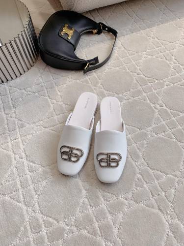 Balenciaga Comfort Lightweight Slippers Fashion Retro Classic Versatile Shoes