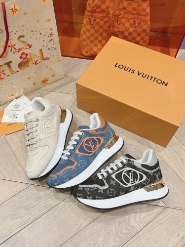 Louis Vuitton Unisex Casual Matsutake Base Sneakers Fashion Silky Cowhide Patchwork Leather Shoes