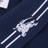 Burberry Classic Contrast Horse Embroidered Polo Shirt Multiple Colors