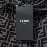 Fendi Double FF Full Flower Logo Capris Unisex Loose Casual Shorts