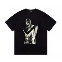 Fendi Versatile Casual Print Short Sleeved Unisex Cotton T-shirt