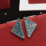 Prada Fashion Triangle Earrings Gift
