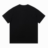 Fendi Colorful Logo Printed Short Sleeve Unisex Round Neck Cotton T-shirt