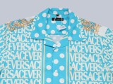 Versace Unisex Full Print Casual Polo Shirt