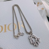 Dior New Fashion Pendants Unisex Vintage Necklace