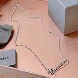 Balenciaga Artistic alphabet Pendants Fashion Vintage New Necklace