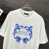 Versace Coupe Logo Printed Short Sleeves Fashion Round Neck Casual T-shirt