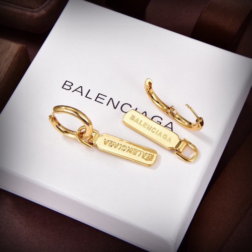 Balenciaga New Fashion Lettering Eardrop 18K Gold Earrings Women Gift