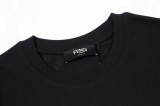 Fendi Fashion Logo Printed Short Sleeve Couple Casual Round Neck T-shirt