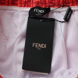Fendi Full Print FF Casual Shorts Unisex Drawstring Breathable Beach Pants Five Colors