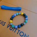 Louis Vuitton Multicolor Agate Fashion Vintage Bracelet